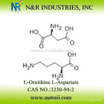 Fournisseur d&#39;acides aminés fiables L-Ornithine L-Aspartate N ° CAS: 3230-94-2